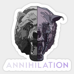 Mutated Bear (with title) Sticker